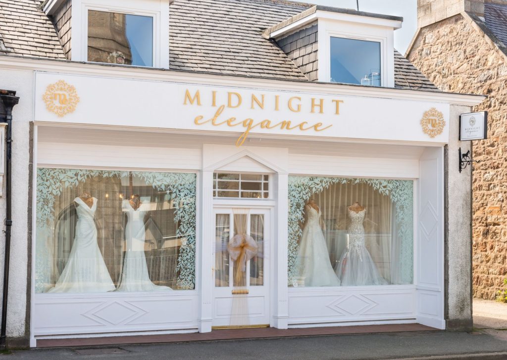 Midnight Elegance bridal and prom dress Inverurie