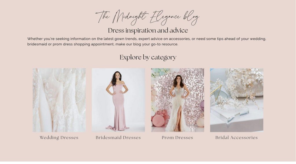 boutique bridal website