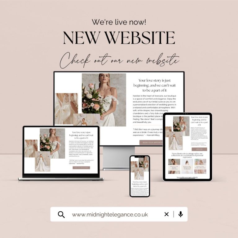 bridal boutique website