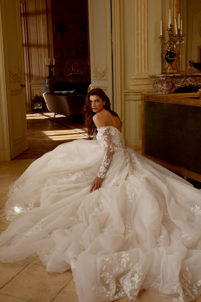 Ballgown wedding dress Midnight Elegance