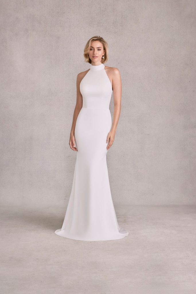 Column wedding dress Midnight Elegance