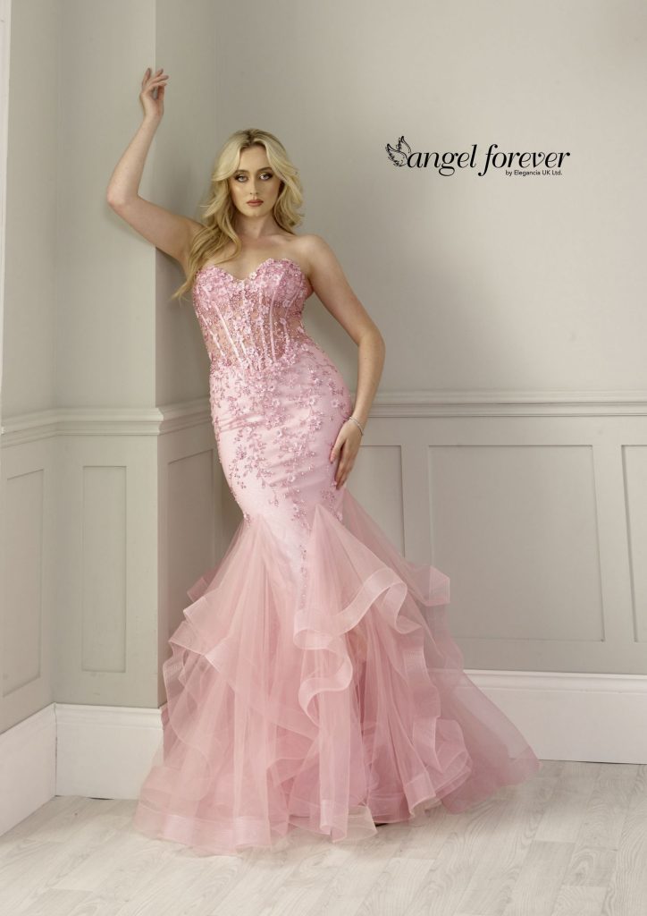 Ruffled prom dress Midnight Elegance Inverurie